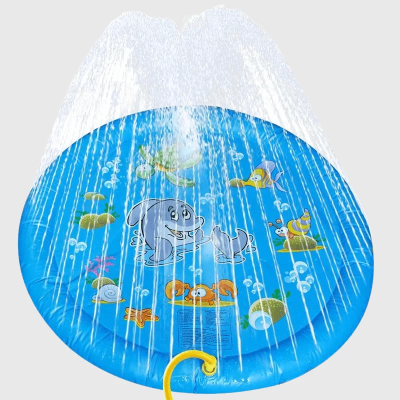 Piscine Pliable PVC Chien 150cm Bleu