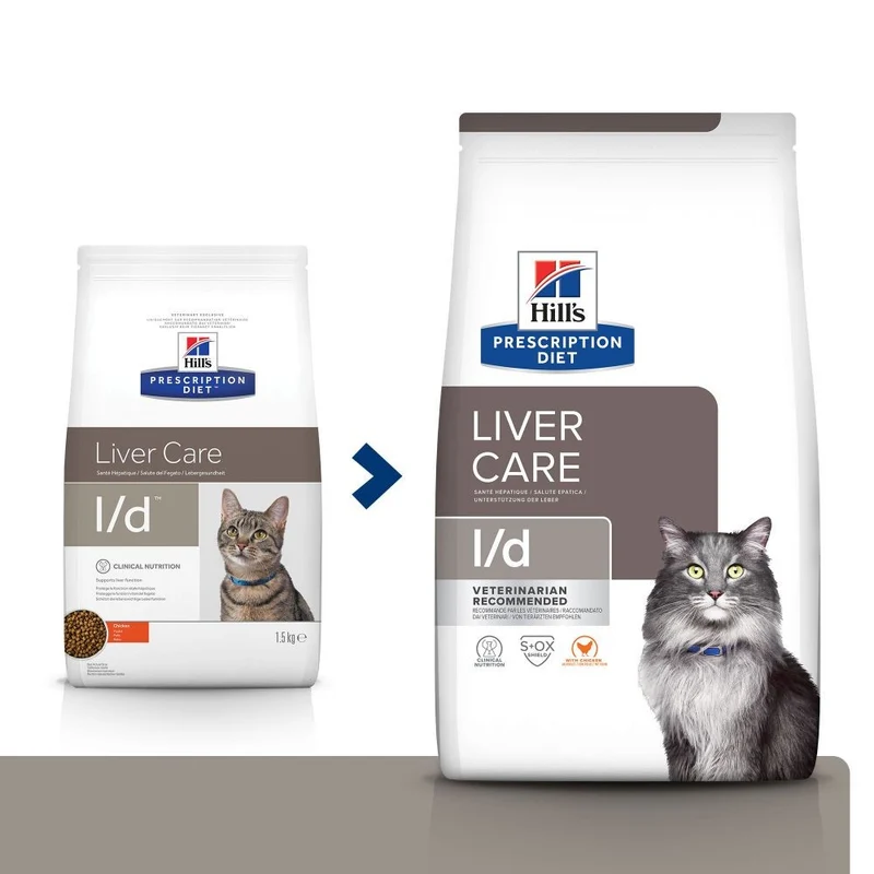 Hill's Prescription Diet l/d Liver Care au poulet - croquettes chat