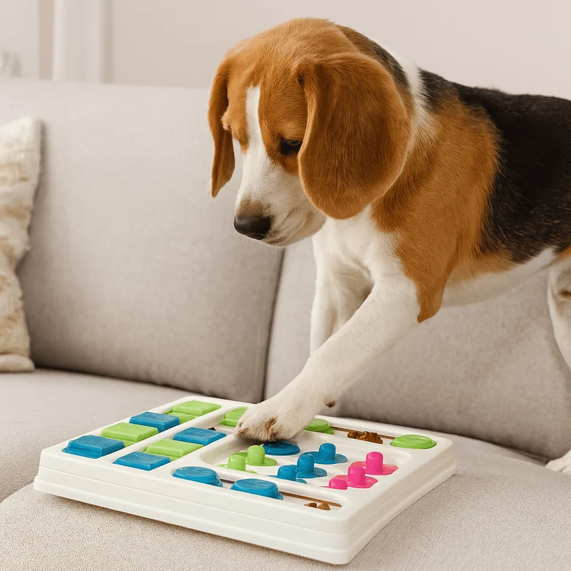 Puzzle Éducatif Chien Stimulation Mentale