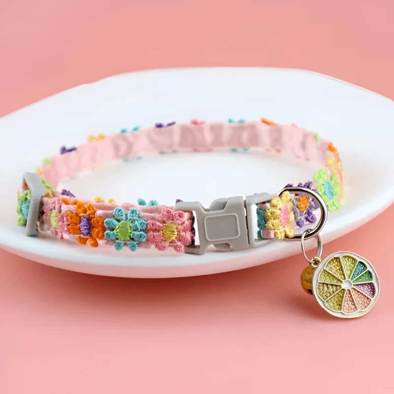 Collier Chiot Femelle Léger Décoratif Réglable