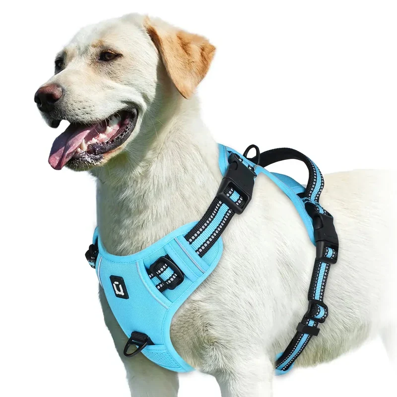 Harnais Bouclier Anti-Traction Gros Chien Réglable