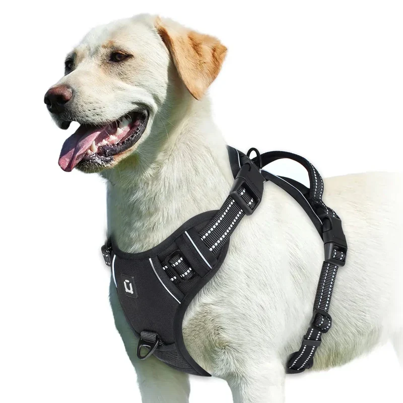 Harnais Bouclier Anti-Traction Gros Chien Réglable