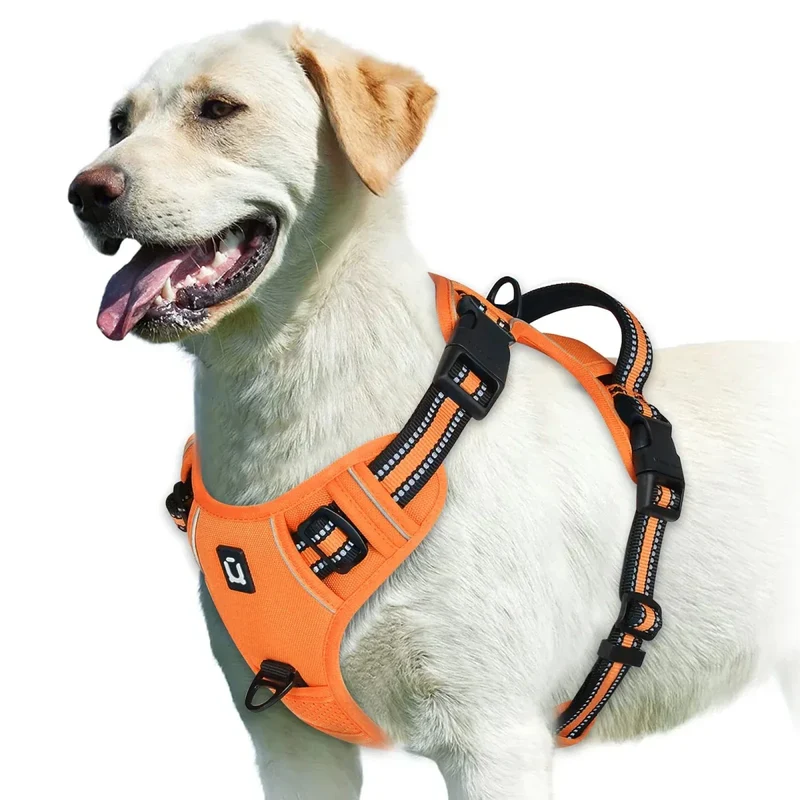 Harnais Bouclier Anti-Traction Gros Chien Réglable