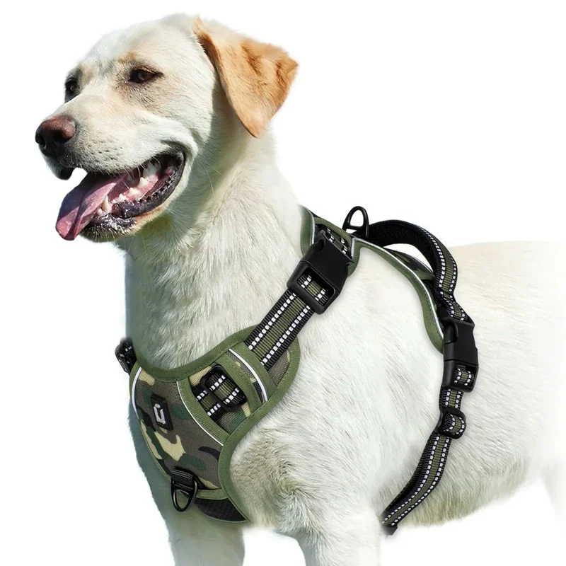Harnais Bouclier Anti-Traction Gros Chien Réglable