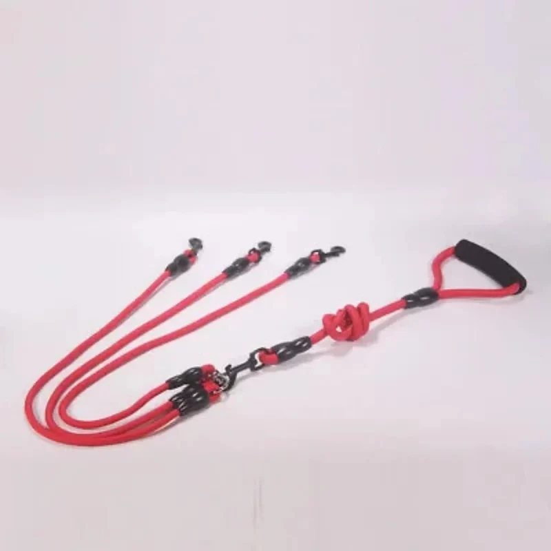 Laisse Multiple Nylon Gros Chien 2-4 Chiens