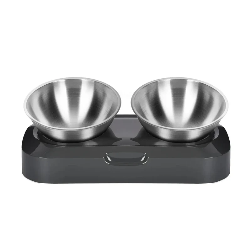 Gamelle Inox Surélevée Réglable Chiot Grande Race