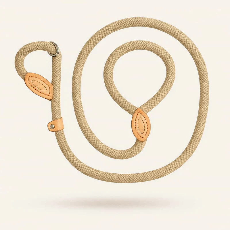 Laisse Lasso Nylon Tressé Réglable Chien 1,8m