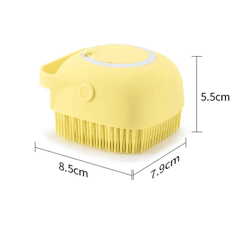 Brosse Silicone Bain Massage Gros Chien