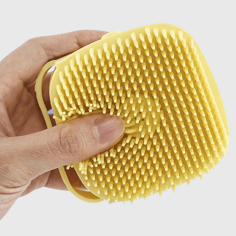 Brosse Silicone Bain Massage Gros Chien