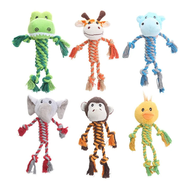 Jouet Peluche Résistant Gros Chien 6 Modèles