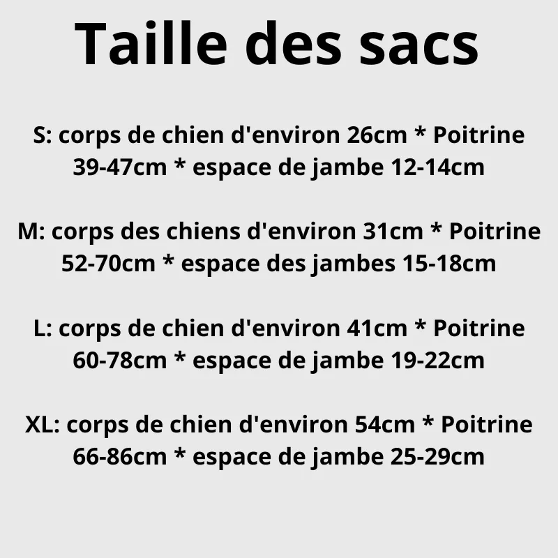 Sac à Dos Transport Chien Randonnée Ergonomique