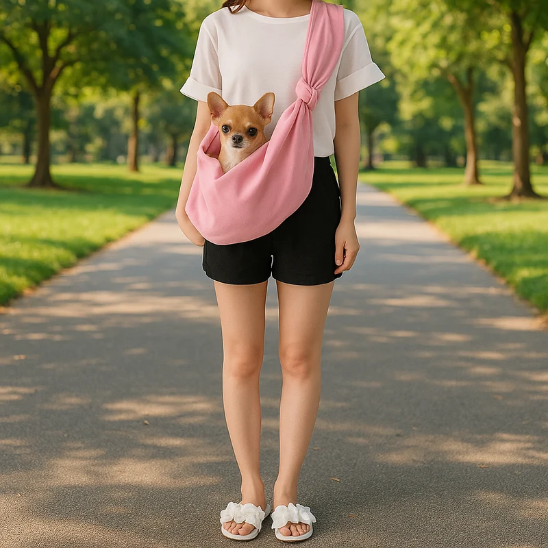 Sac Bandoulière Transport Chien Léger