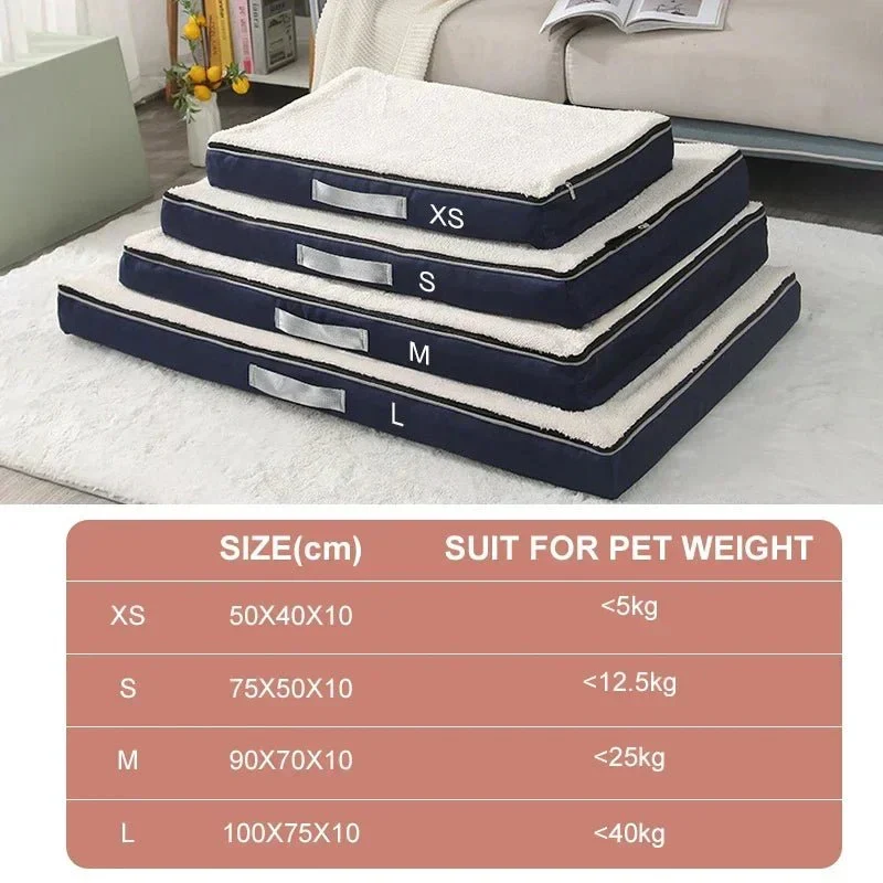 Tapis Orthopédique Ultra-Résistant Gros Chien 4 Tailles