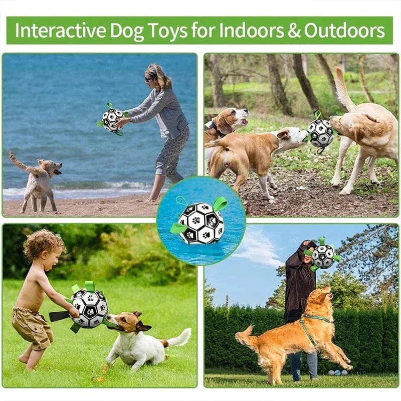 Ballon Football Résistant Gros Chien