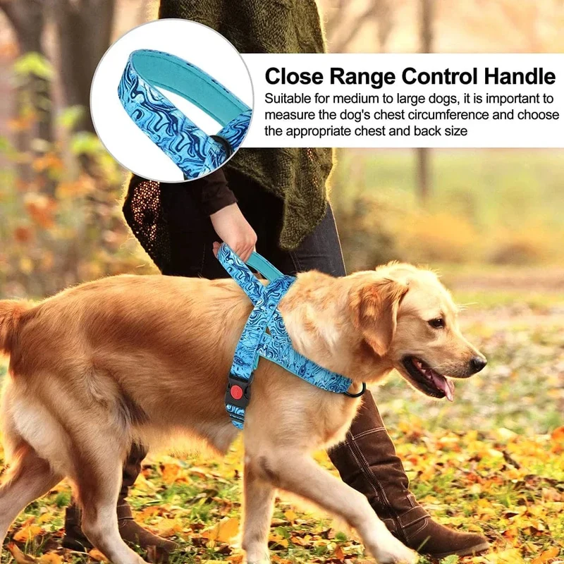 Harnais Anti-Traction Réglable Chien Nylon