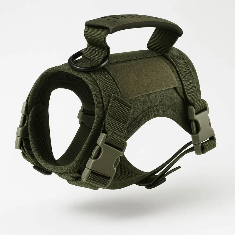 Harnais Tactique Nylon Chiot Jeune Chien