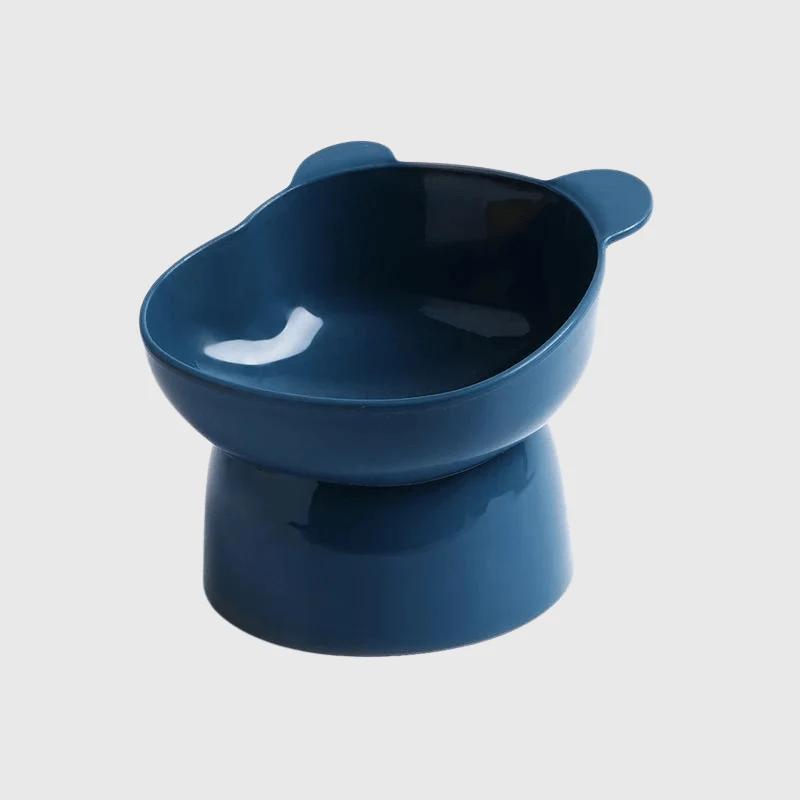 Gamelle Surélevée Ergonomique Gros Chien Bleu