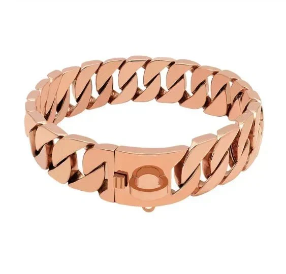 Collier Chaîne Inox Non-Étrangleur Gros Chien