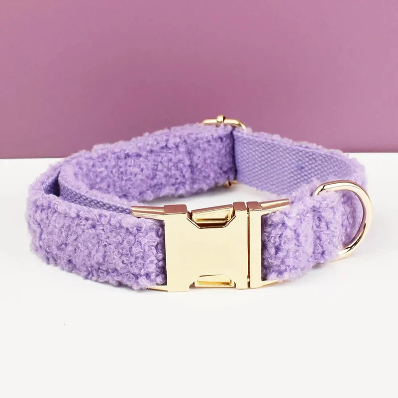 Collier Rembourré Chien Réglable Nœud Papillon