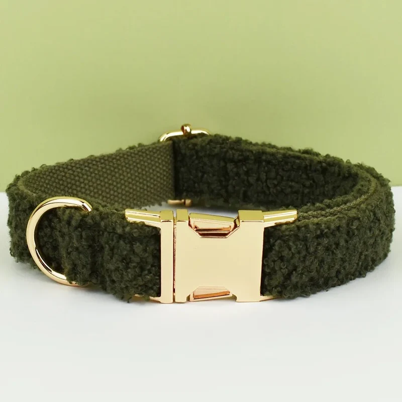 Collier Rembourré Chien Réglable Nœud Papillon