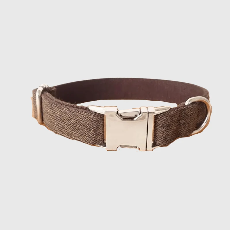Collier Tressé Personnalisé Gravé Gros Chien