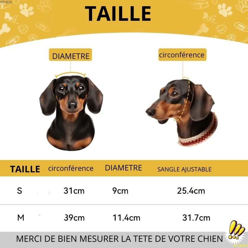 Casque Moto Chien Noir Blanc Ajustable