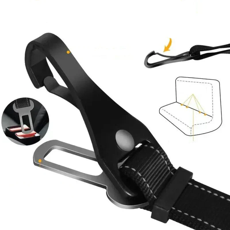 Ceinture Sécurité Voiture Chien 3-en-1