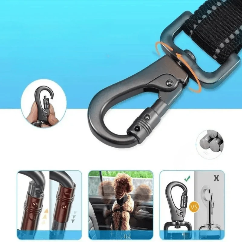 Ceinture Sécurité Voiture Chien 3-en-1