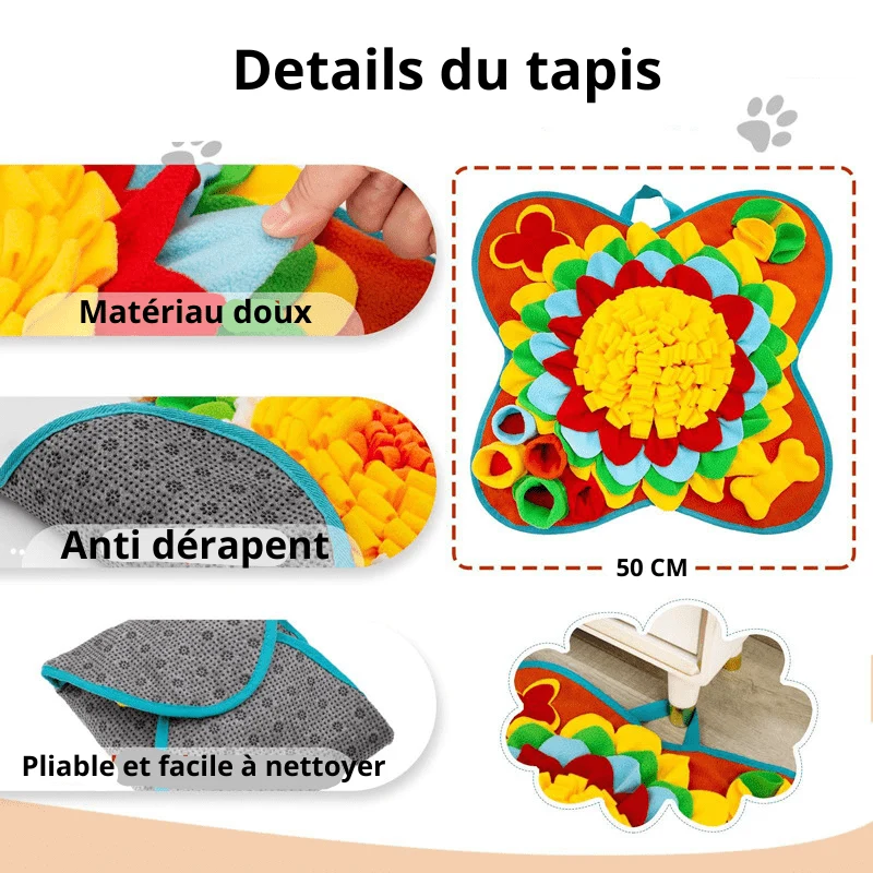 Tapis Fouille Croquette Grand Chien Mental