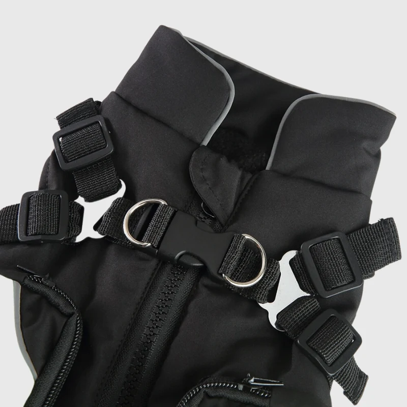 Manteau Harnais Intégré Gros Chien Hiver Poches
