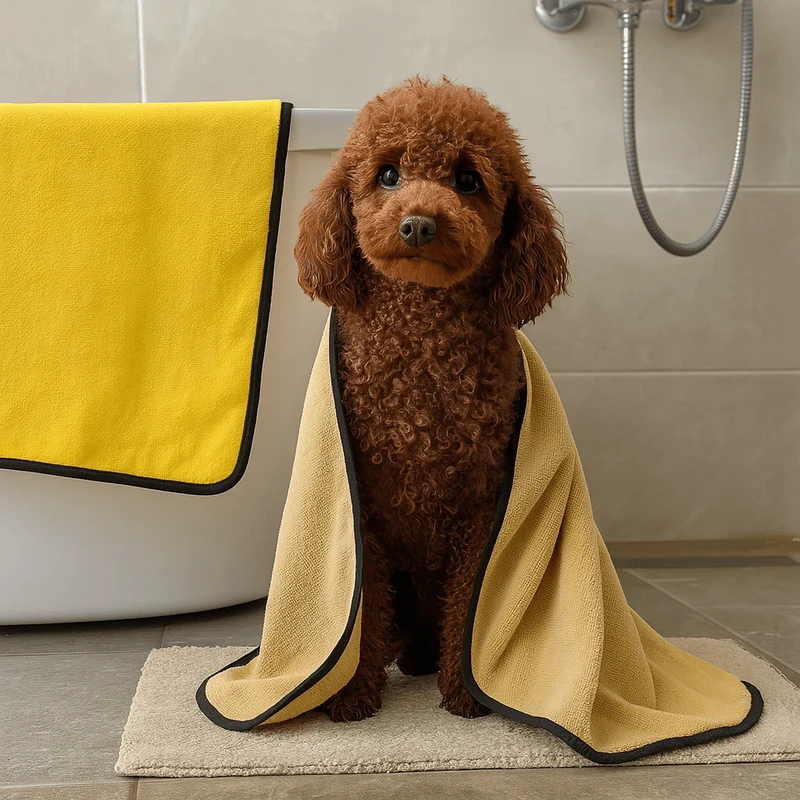 Serviette Microfibre Ultra-Absorbante Gros Chien