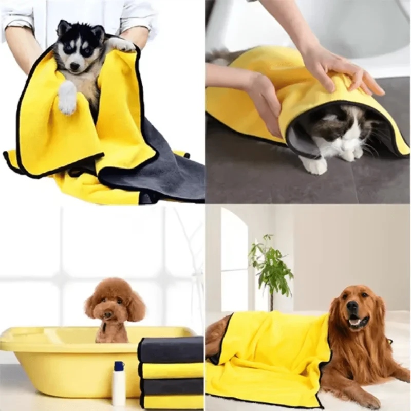Serviette Microfibre Ultra-Absorbante Gros Chien