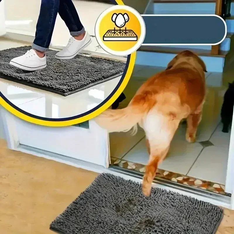 Tapis Absorbant Pattes Chien Antidérapant