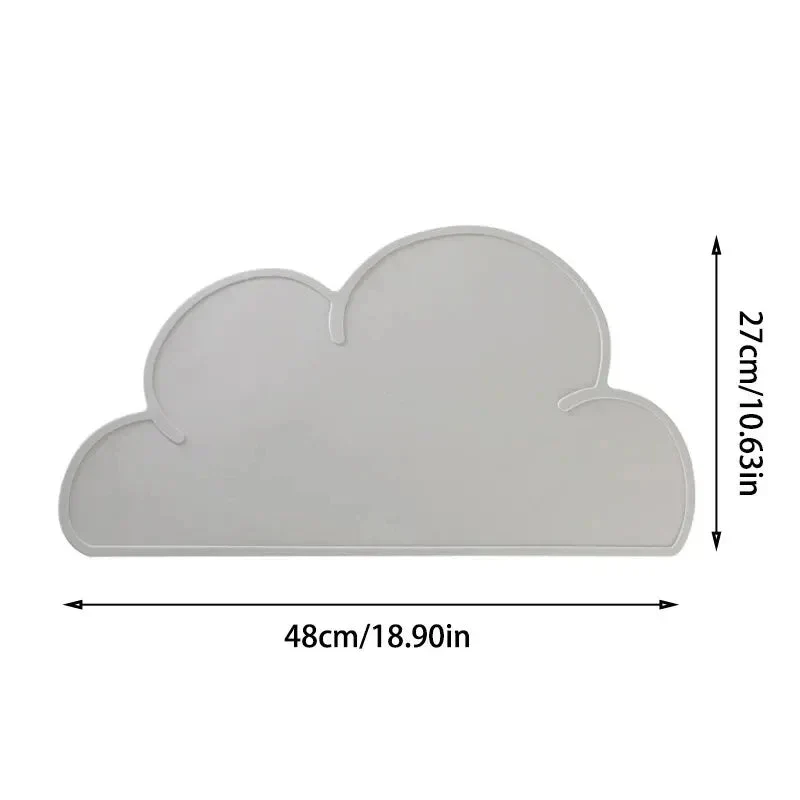 Tapis Gamelle Design Nuage Antidérapant Chien
