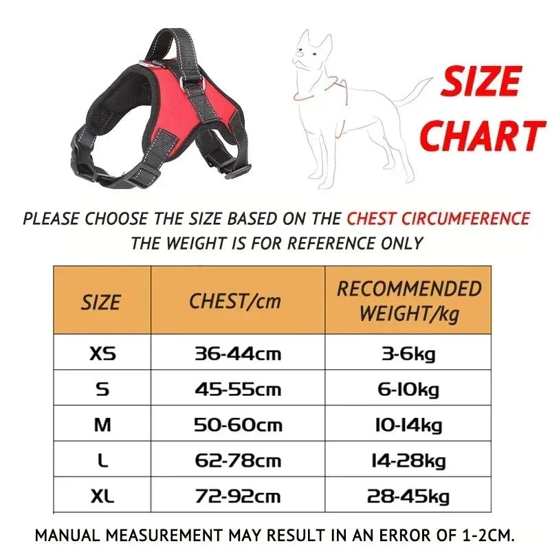 Harnais Chiot Shih Tzu Anti-Traction Réglable