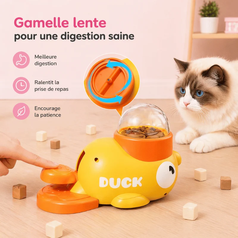 Jouet Puzzle Canard Distributeur Friandises