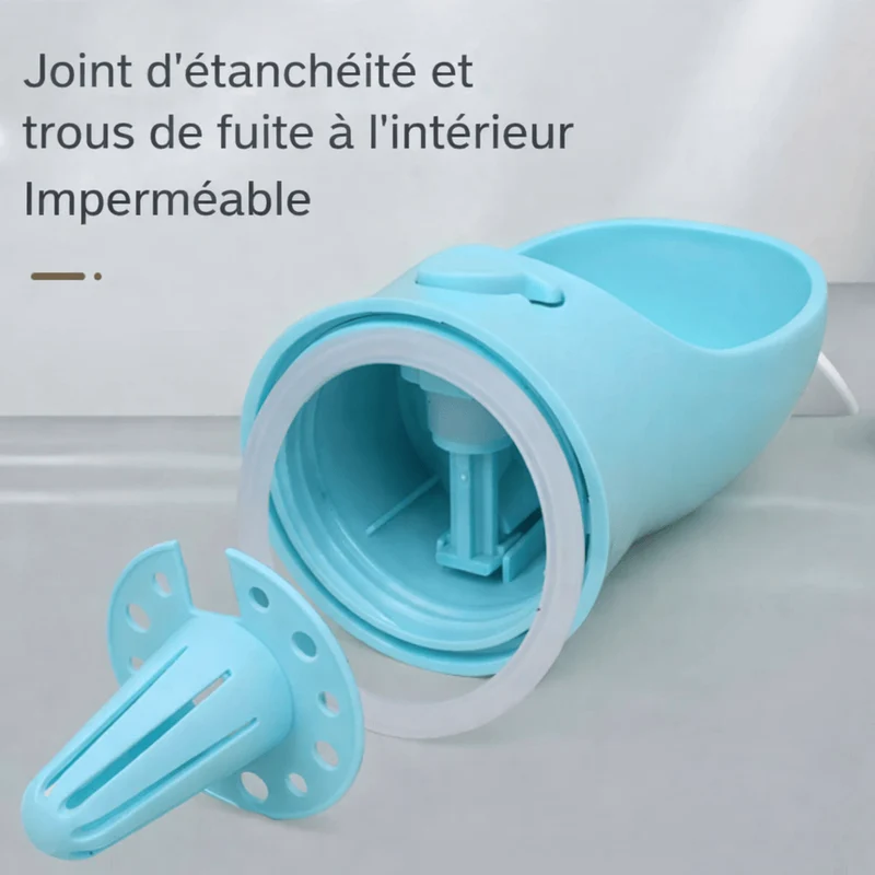 Gourde Portable Chien 2-en-1 350ml 550ml