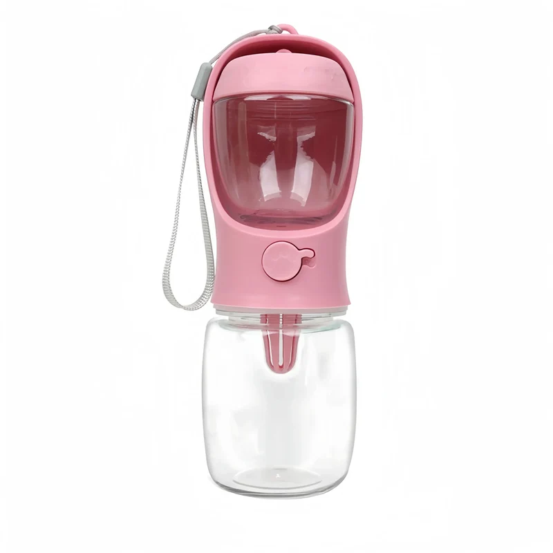 Gourde Portable Chien 2-en-1 350ml 550ml