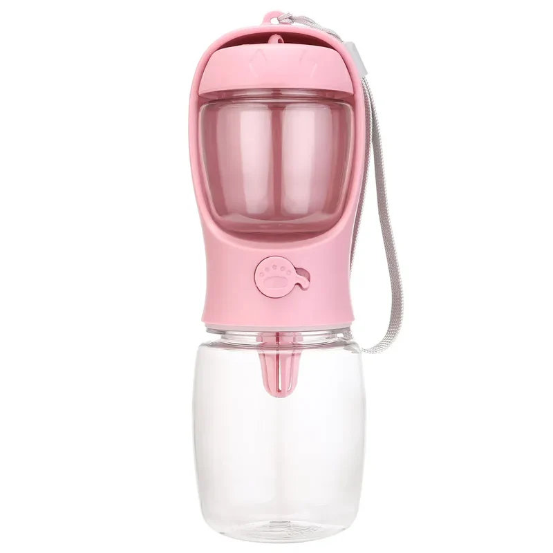 Gourde Portable Chien 2-en-1 350ml 550ml