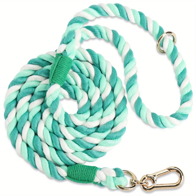 Laisse Tressée Coton Gros Chien 1.5m