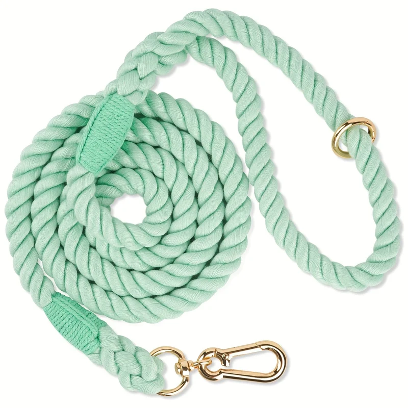 Laisse Tressée Coton Gros Chien 1.5m