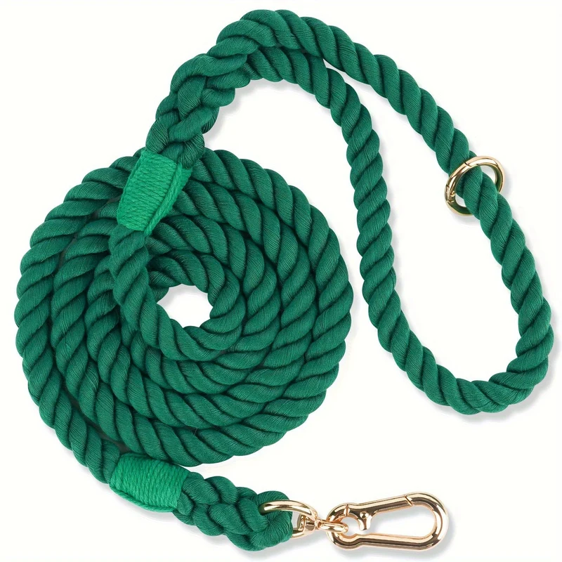 Laisse Tressée Coton Gros Chien 1.5m