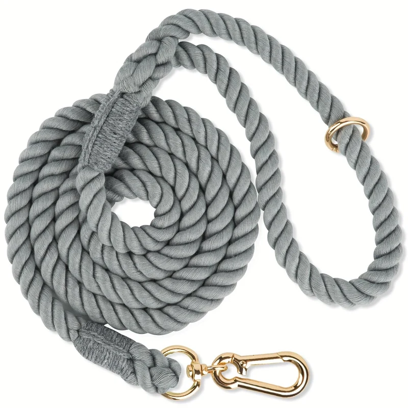 Laisse Tressée Coton Gros Chien 1.5m