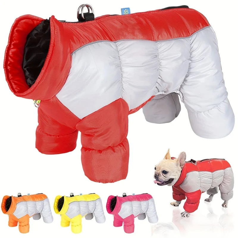 Manteau Imperméable Réfléchissant Chien Hiver