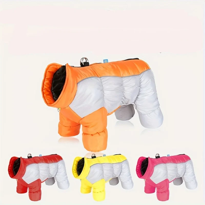 Manteau Imperméable Réfléchissant Chien Hiver