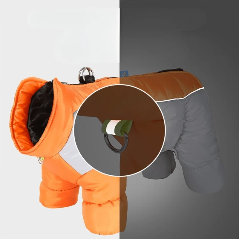 Manteau Imperméable Réfléchissant Chien Hiver