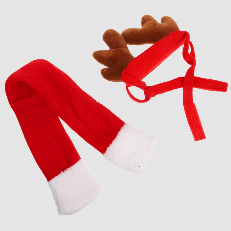 Costume Renne Noël Gros Chien Festif