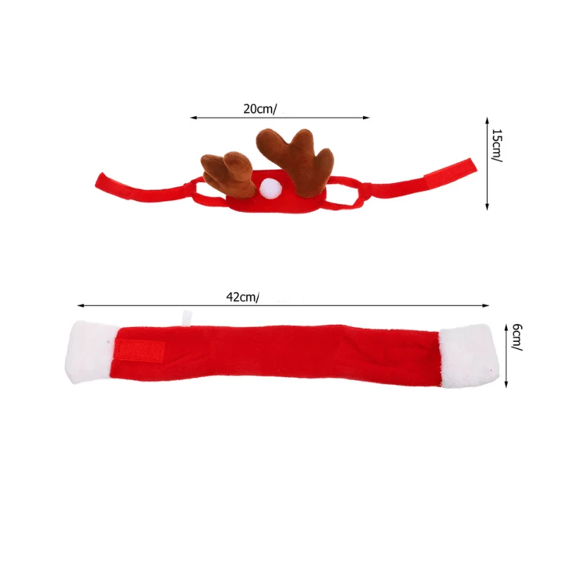 Costume Renne Noël Gros Chien Festif