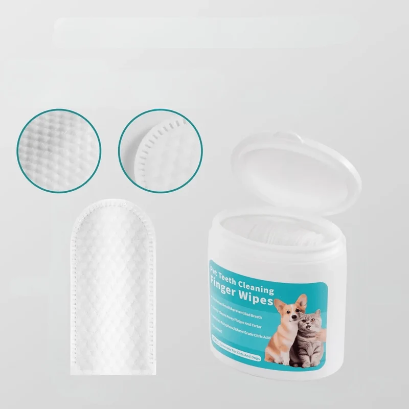 Lingettes Dentaires Doigt Chien Hygiène Bucale