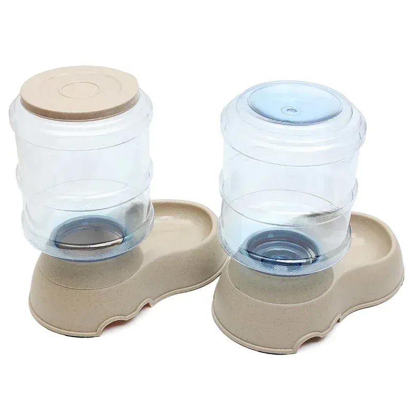 Distributeur Eau Croquettes Gravité 3.75L Chien